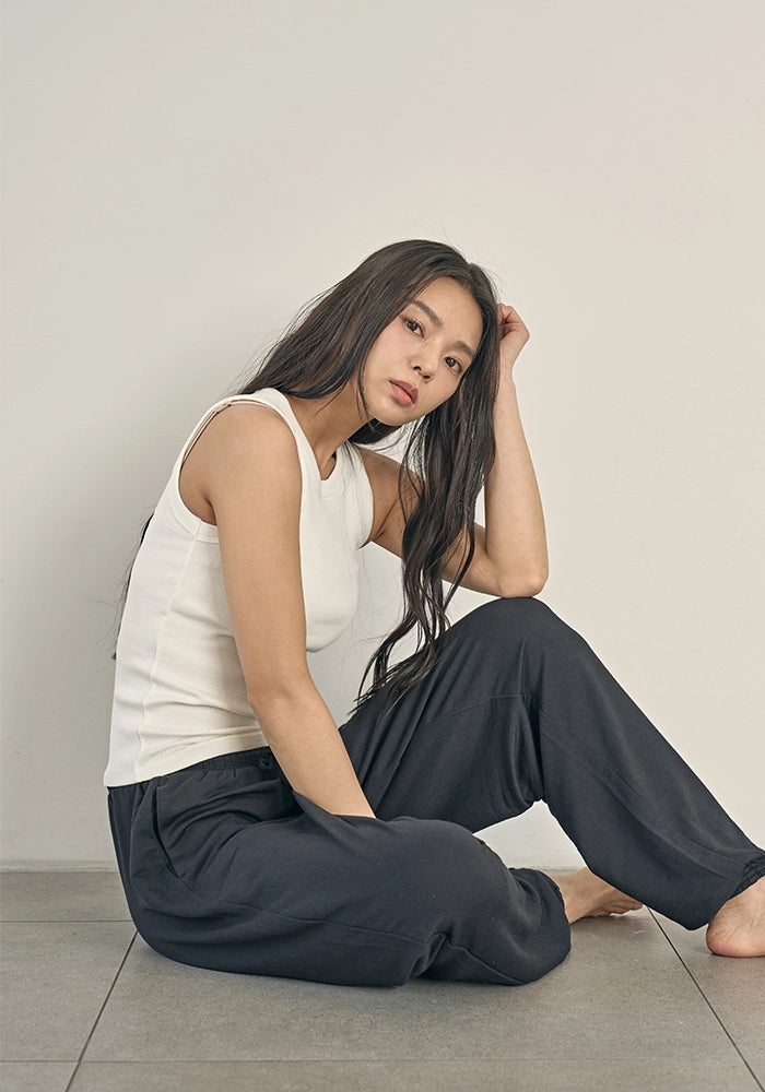 ADEVA クラウド ジョガーパンツ (Black)